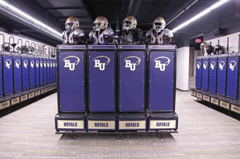 Metal Football Locker