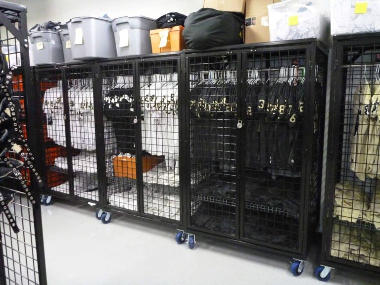 athletic gear storage