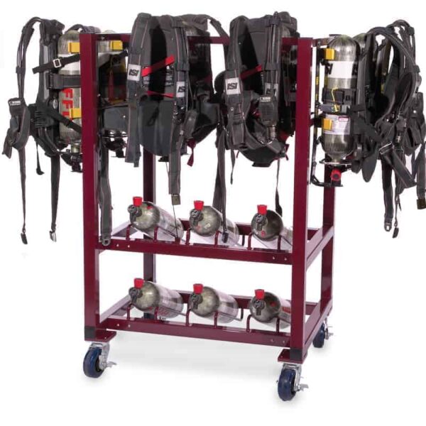 Air Pack Rack - Fire House Storage Solutions - GearGrid