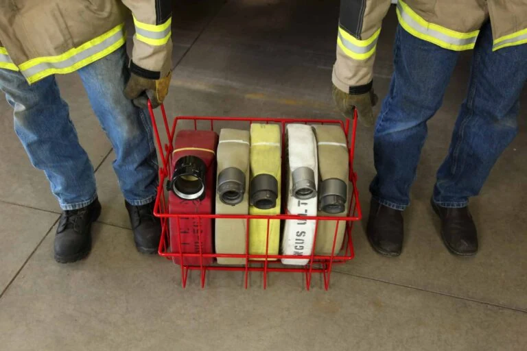 fire hose storage rack